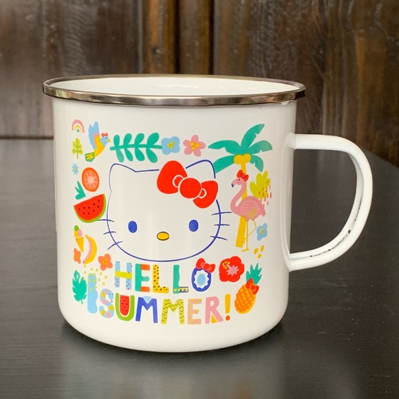 Hello Summer - Hello Kitty 20oz Metal Camper Mug - Picture 1 of 6